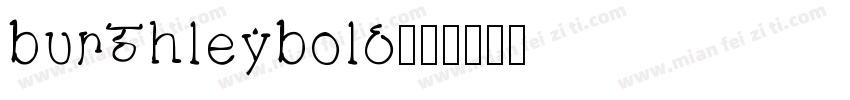 burghleybold字体转换