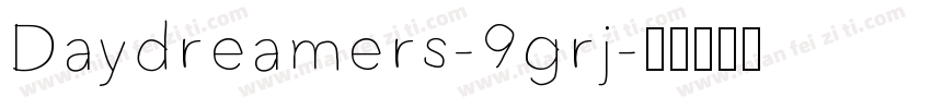 Daydreamers-9grj字体转换
