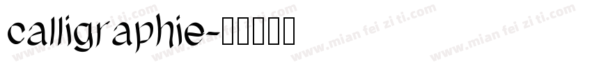 calligraphie字体转换