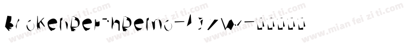 BrokenDepthDemo-M5Zw字体转换
