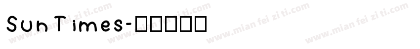 SunTimes字体转换