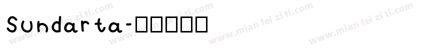Sundarta字体转换