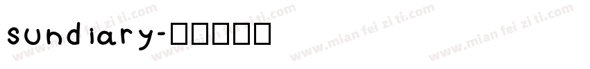 sundiary字体转换