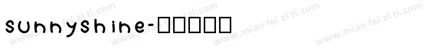 sunnyshine字体转换