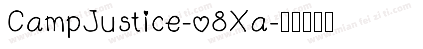 CampJustice-o8Xa字体转换
