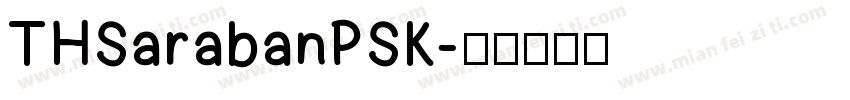 THSarabanPSK字体转换