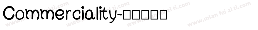Commerciality字体转换