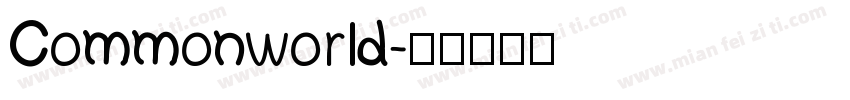 Commonworld字体转换