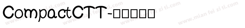 CompactCTT字体转换