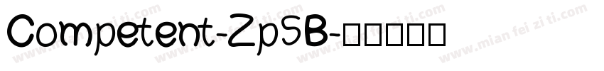 Competent-Zp5B字体转换