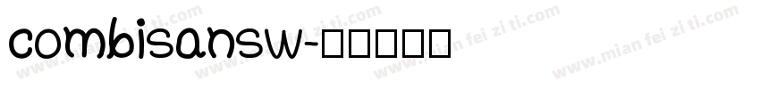 combisansw字体转换