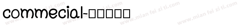 commecial字体转换