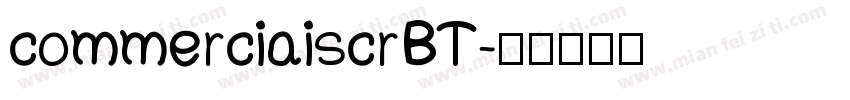 commerciaiscrBT字体转换