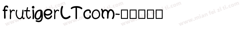 frutigerLTcom字体转换