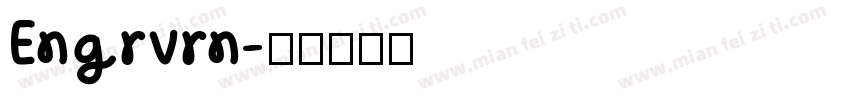 Engrvrn字体转换