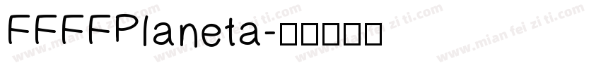 FFFFPlaneta字体转换