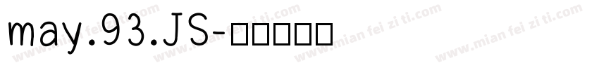 may.93.JS字体转换