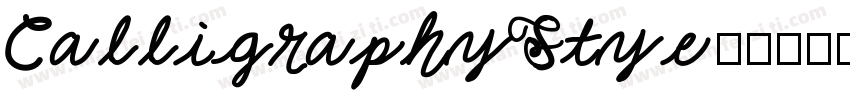 CalligraphyStye字体转换