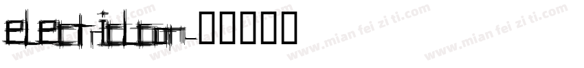 Electriclcon字体转换