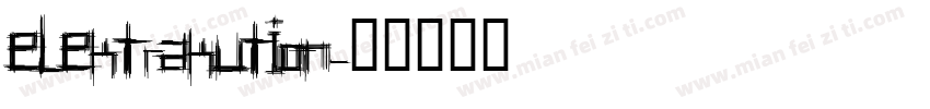 Elektrakution字体转换