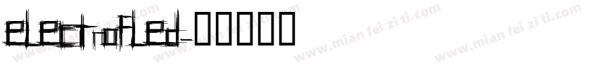 electrofled字体转换