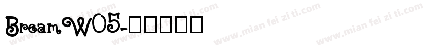 BreamW05字体转换