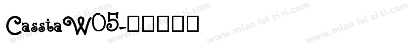 CassiaW05字体转换