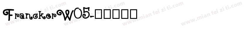 FranckerW05字体转换