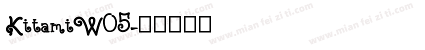 KitamiW05字体转换