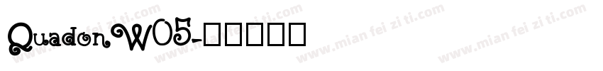 QuadonW05字体转换