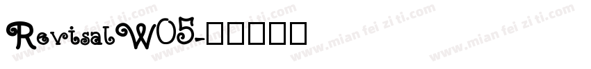 RevisalW05字体转换