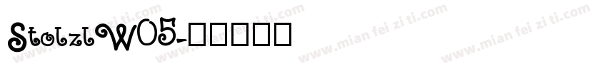 StolzlW05字体转换