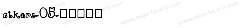 cikers-05字体转换