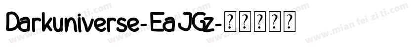 Darkuniverse-EaJGz字体转换