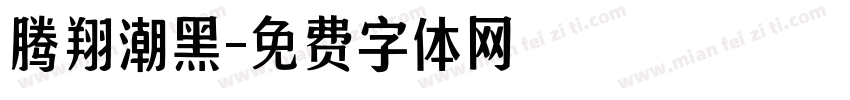 腾翔潮黑字体转换