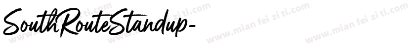 SouthRouteStandup字体转换