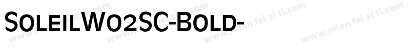 SoleilW02SC-Bold字体转换