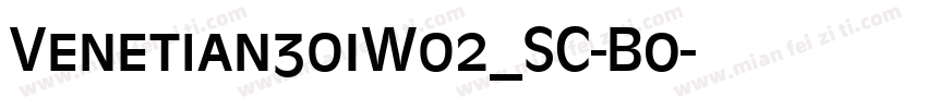 Venetian301W02_SC-Bo字体转换