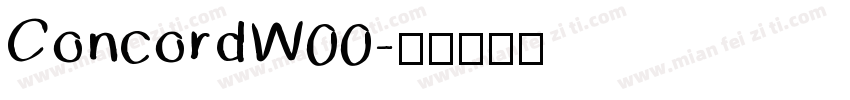 ConcordW00字体转换