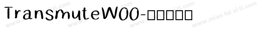 TransmuteW00字体转换