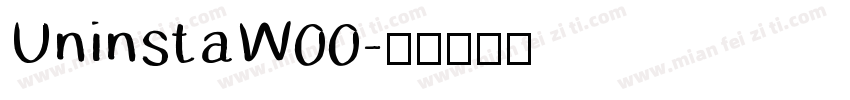 UninstaW00字体转换