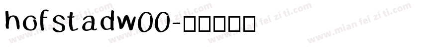 hofstadw00字体转换