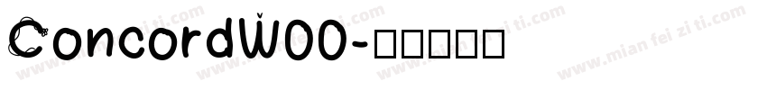 ConcordW00字体转换