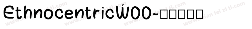 EthnocentricW00字体转换