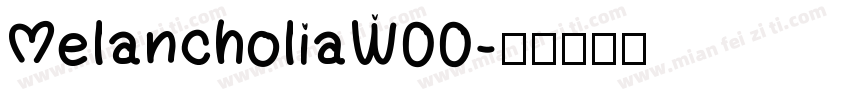 MelancholiaW00字体转换
