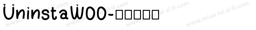 UninstaW00字体转换