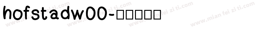 hofstadw00字体转换