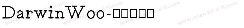 DarwinW00字体转换