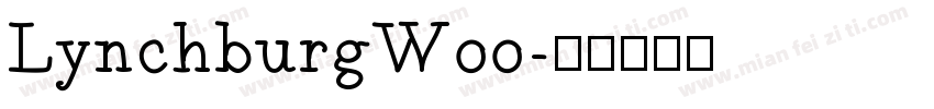 LynchburgW00字体转换