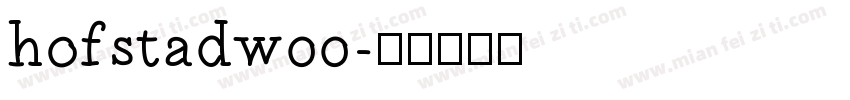 hofstadw00字体转换